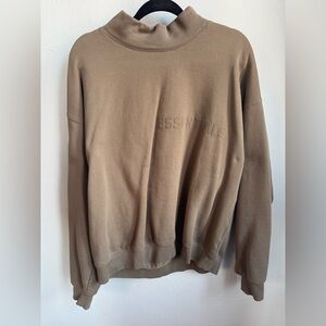 Essentials mock neck hoodie size M